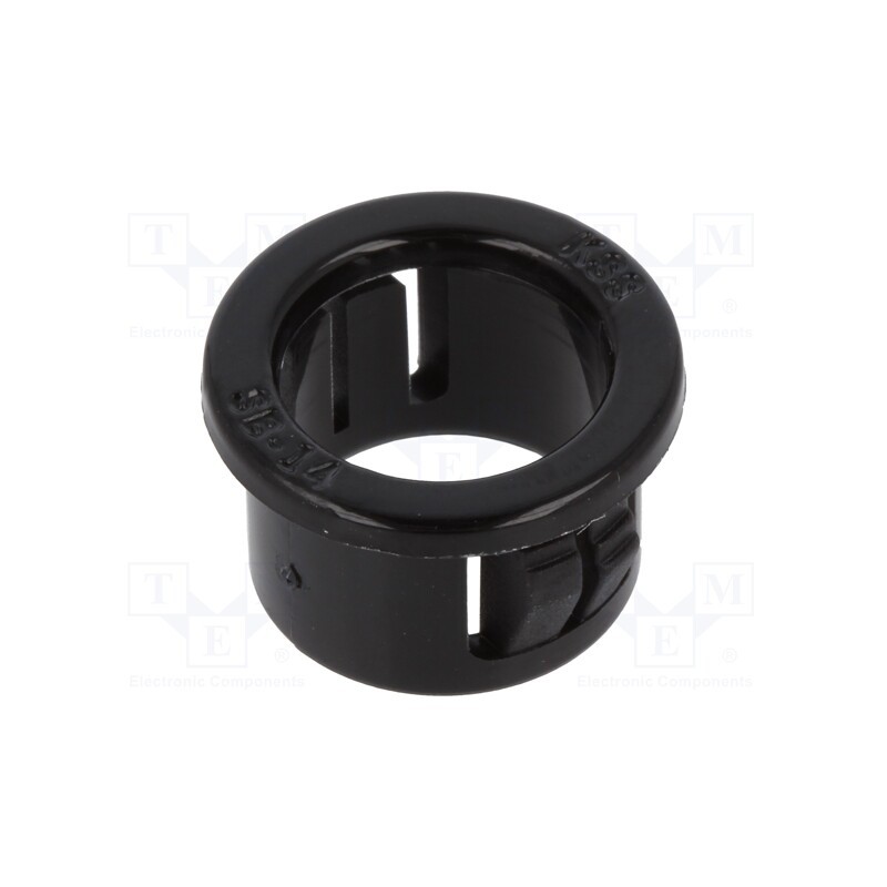 10 pcs x KSS WIRING - SB-14 - Grommet, Ømount.hole: 14.3mm, Øhole: 11.4mm, black