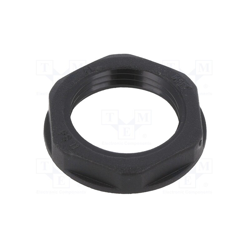 10 pcs x BM GROUP - BM4811N - Nut, PG11, polyamide, black, -20÷90°C, Thread: PG