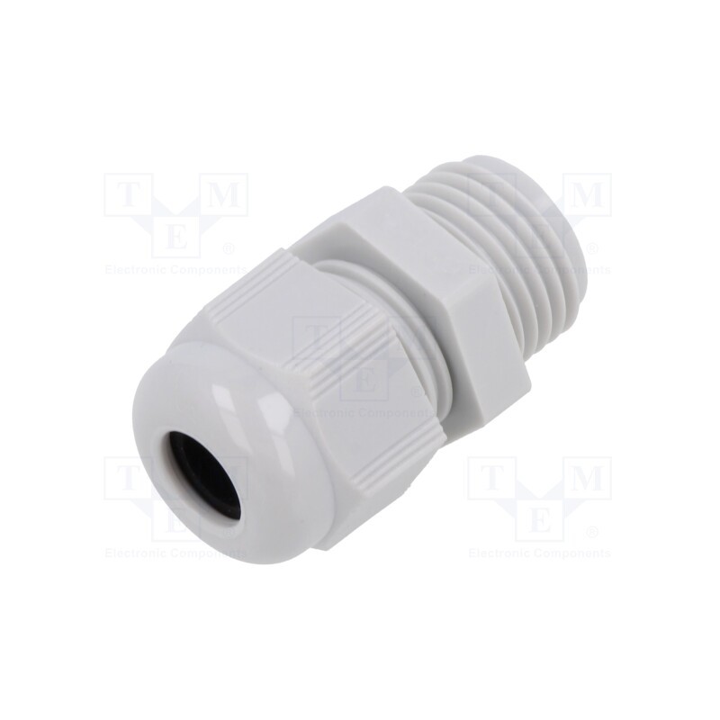 10 pcs x TE Connectivity - EP-SG-M16-LGR-G - Cable gland, without nut, M16, 1.5, IP68, polyamide, light grey