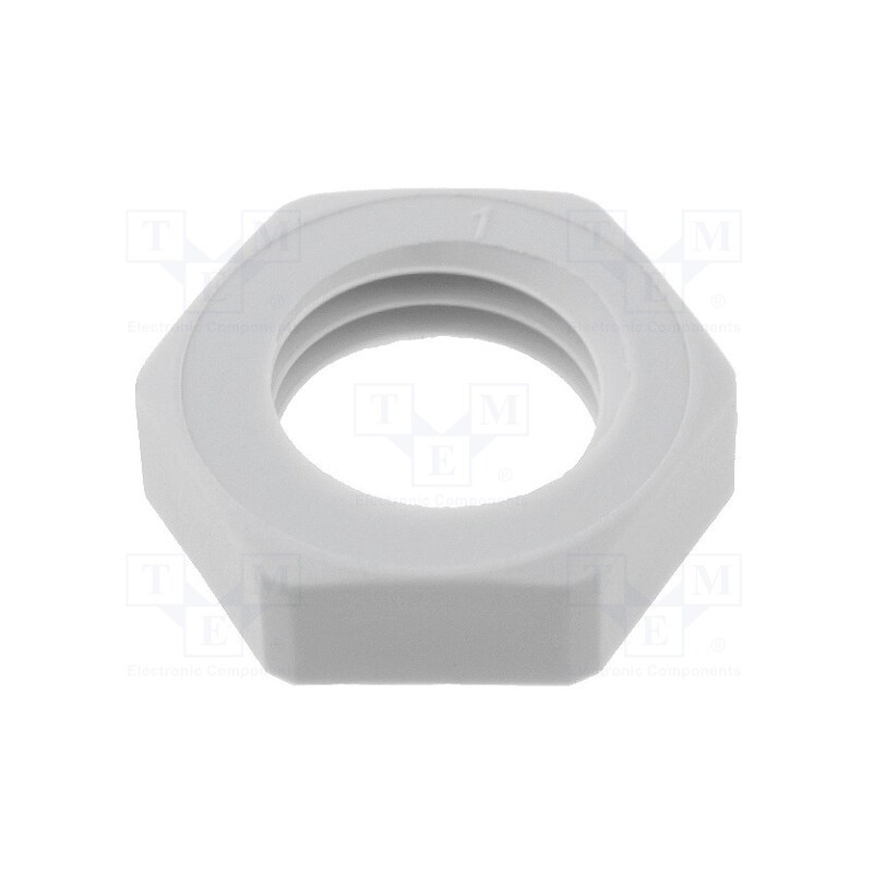 10 pcs x FIBOX - GPA M12B - Nut, M12, polyamide, 17mm, Thread: metric, Pitch: 1.5