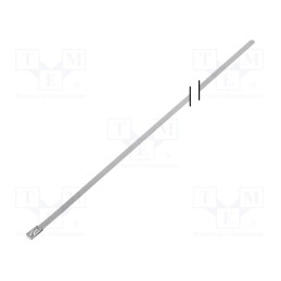 10 pcs x RAYCHEM RPG - BU46-1000 - Cable tie, L: 1000mm, W: 4.6mm, acid resistant steel AISI 316