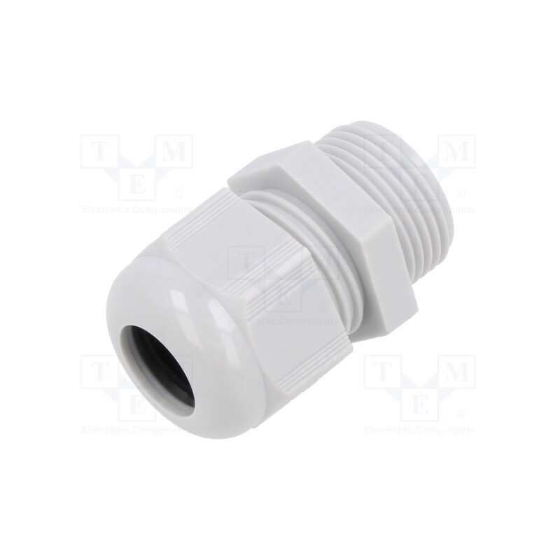 10 pcs x TE Connectivity - EP-SG-PG135-LGR-B - Cable gland, without nut, PG13,5, IP68, polyamide, light grey