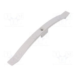 10 pcs x OBO BETTERMANN - 2033 SP - Holder, polyamide, light grey, Ømount.hole: 6mm, W: 20mm, L: 240mm