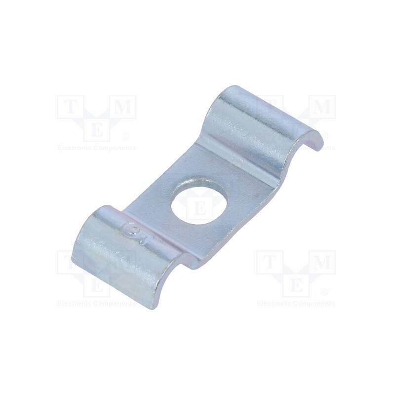 10 pcs x OBO BETTERMANN - 1015 D 5 G - Screw mounted clamp, ØBundle : 5mm, Ømount.hole: 6mm, W: 12mm