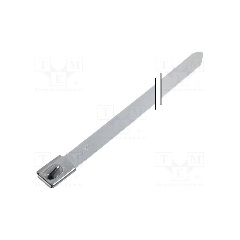 10 pcs x HELLERMANNTYTON - 111-94279 - Cable tie, L: 681mm, W: 7.9mm, acid resistant steel, 1115N, MBT