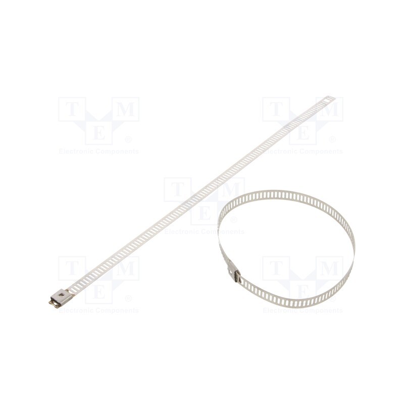 10 pcs x RAYCHEM RPG - LU76-250 - Cable tie, L: 250mm, W: 7mm, acid resistant steel AISI 316, 445N
