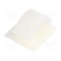 10 pcs x PANDUIT - ACC62-AT-C - Self-adhesive cable holder, ØBundle : 15.7mm, polyamide, natural