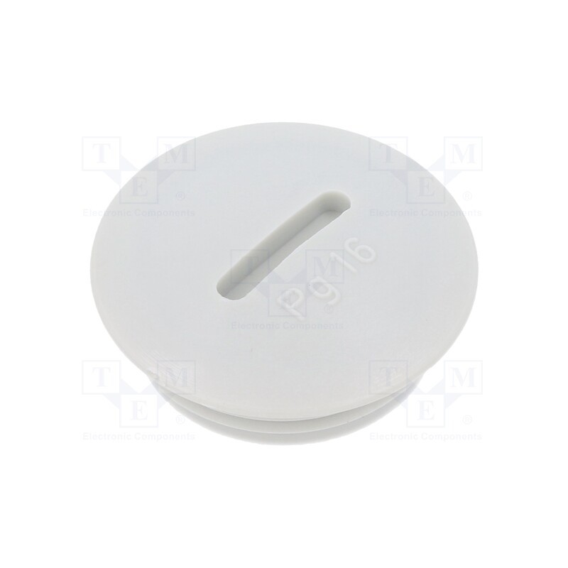 10 pcs x BM GROUP - BM4600 - Stopper, PG16, IP56, polyamide, light grey, Thread: PG, 6mm