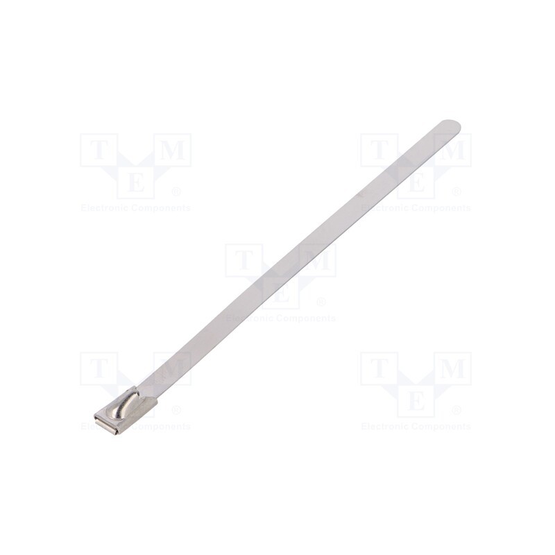 10 pcs x RAYCHEM RPG - BU44-100 - Cable tie, L: 100mm, W: 4.6mm, stainless steel AISI 304, 445N