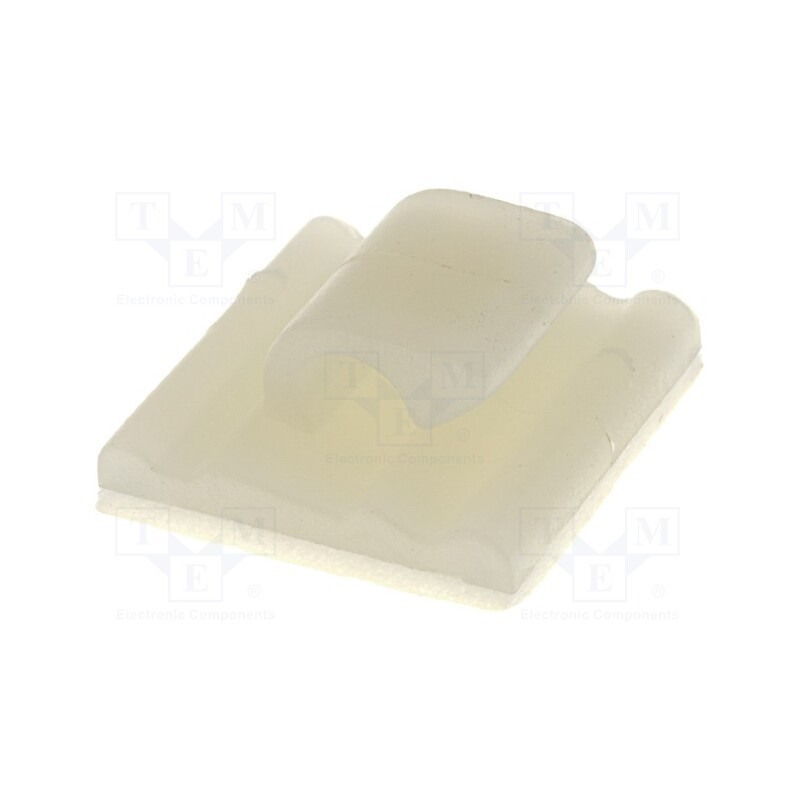 10 pcs x KSS WIRING - FC-2 - Self-adhesive cable holder, polyamide, natural, UL94V-2