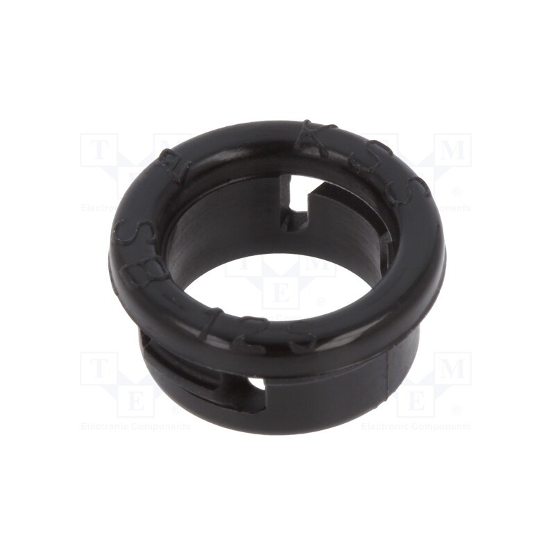 10 pcs x KSS WIRING - SB-12S - Grommet, Ømount.hole: 11.9mm, Øhole: 9.2mm, black