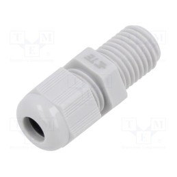 10 pcs x TE Connectivity - EP-SG-M12-LGR-C - Cable gland, without nut,with long thread, M12, 1.5, IP68