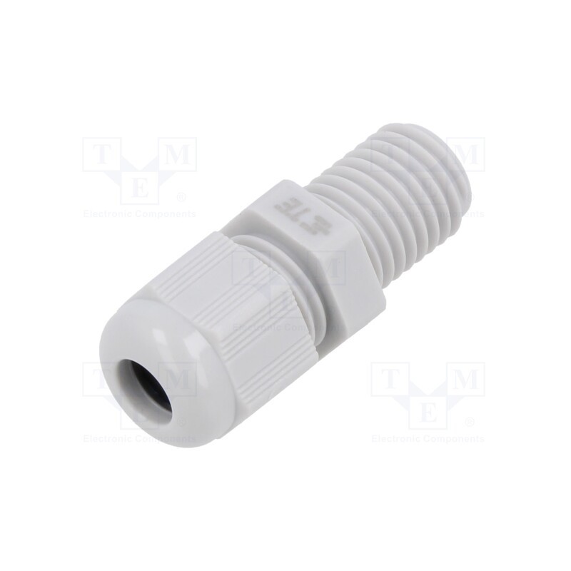 10 pcs x TE Connectivity - EP-SG-M12-LGR-C - Cable gland, without nut,with long thread, M12, 1.5, IP68