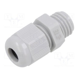 10 pcs x TE Connectivity - EP-SG-M12-LGR-A - Cable gland, without nut, M12, 1.5, IP68, polyamide, light grey