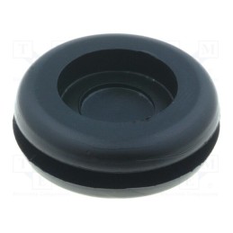 10 pcs x ESSENTRA - 19427 - Grommet, with bulkhead, Ømount.hole: 16mm, Øhole: 12.5mm, PVC
