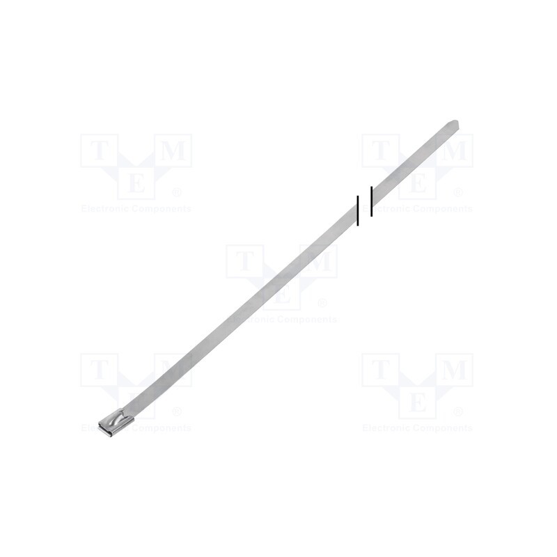 10 pcs x RAYCHEM RPG - BU74-1000 - Cable tie, L: 1000mm, W: 7.9mm, stainless steel AISI 304, 1112N