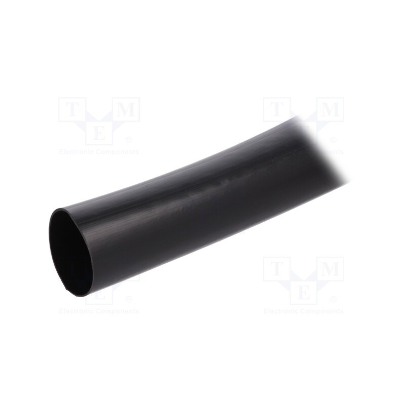 10 m x SIGI - PVC125-24-BK-10 - Insulating tube, PVC, black, -20÷125°C, Øint: 24mm, L: 10m, UL94V-0