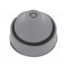 10 pcs x HT HI TECH POLYMERS - VET 3-5 RAL7042 - Grommet, Ømount.hole: 16mm, EPDM, grey, Øcable: 3÷5mm, IP65, VET
