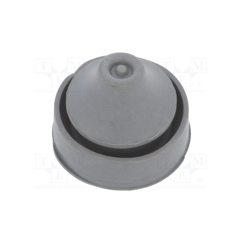 10 pcs x HT HI TECH POLYMERS - VET 3-5 RAL7042 - Grommet, Ømount.hole: 16mm, EPDM, grey, Øcable: 3÷5mm, IP65, VET