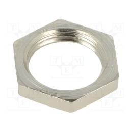 10 pcs x HELLERMANNTYTON - 166-50101 - Nut, M16, brass, -100÷300°C, Thread: metric, Pitch: 1.5