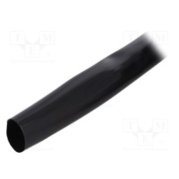 10 m x SIGI - PVC125-20-BK-10 - Insulating tube, PVC, black, -20÷125°C, Øint: 20mm, L: 10m, UL94V-0