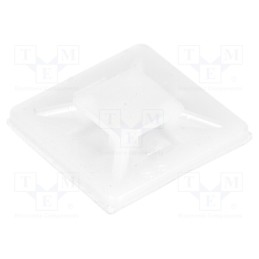 10 pcs x KSS WIRING - HC-101 - Holder, self-adhesive, polyamide, UL94V-2, natural, Ht: 3.5mm