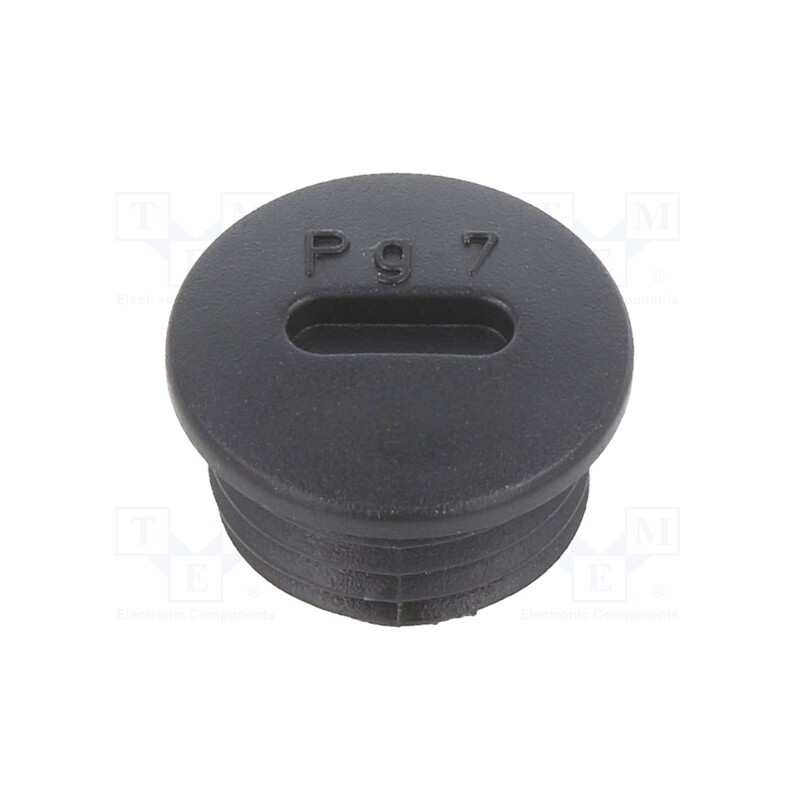 10 pcs x BM GROUP - BM4596N - Stopper, PG7, IP56, polyamide, black, Thread: PG, 6mm, -25÷60°C
