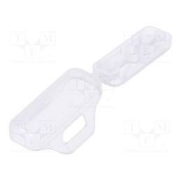 10 pcs x WEIDMu00dcLLER - 1753490000 - Markers, 20x8mm, transparent, cables and wires