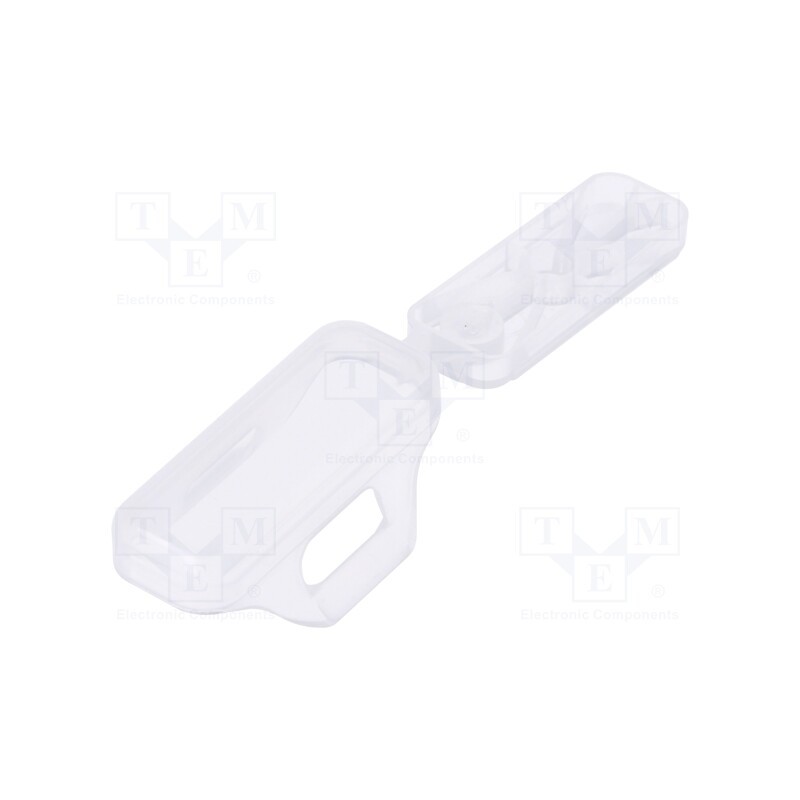 10 pcs x WEIDMu00dcLLER - 1753490000 - Markers, 20x8mm, transparent, cables and wires