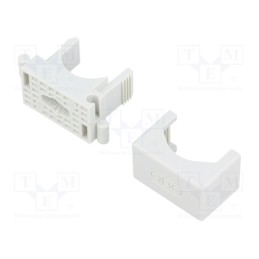 10 pcs x OBO BETTERMANN - 2037 12-20 LGR - Bracket, ØBraid : 12÷20mm, W: 28mm, H: 26mm