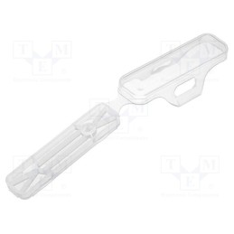 10 pcs x WEIDMu00dcLLER - 1631910000 - Markers, 30x8mm, transparent, cables and wires