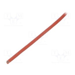 10 m x FAVIER - SCS4KV 2.0 RB 10 - Insulating tube, fiberglass, brick red, -60÷250°C, Øint: 2mm
