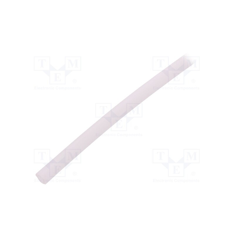10 m x FAVIER - GES-2X3-TR-10 - Insulating tube, silicone, transparent, -50÷200°C, Øint: 2mm