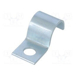 10 pcs x OBO BETTERMANN - 1015 13 G - Screw mounted clamp, ØBundle : 13mm, Ømount.hole: 6mm, W: 14mm