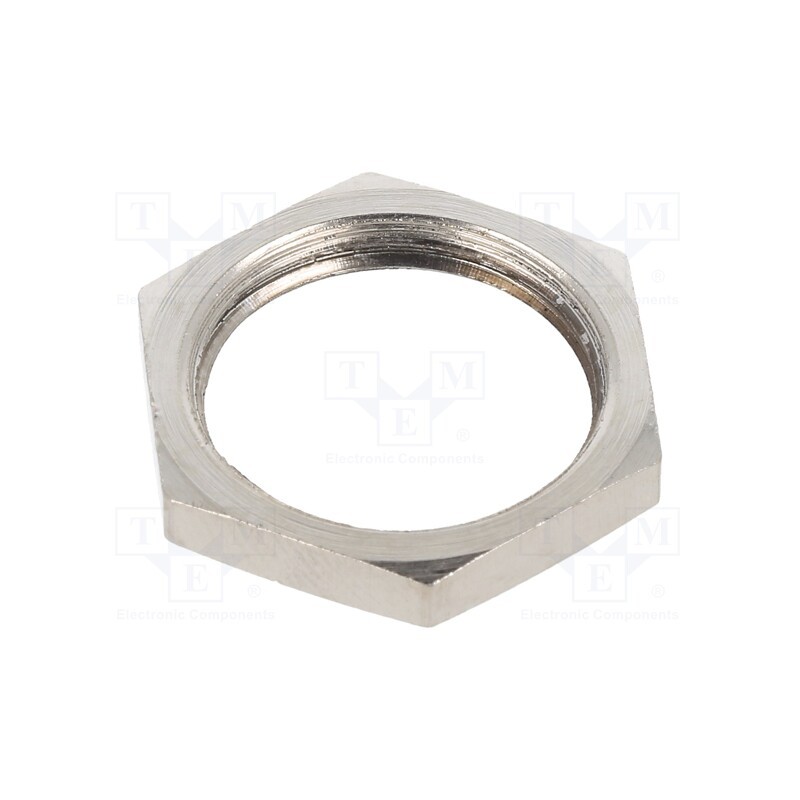 10 pcs x HELLERMANNTYTON - 166-50102 - Nut, M20, brass, -100÷300°C, Thread: metric, Pitch: 1.5