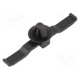 10 pcs x HELLERMANNTYTON - 150-08110 - Holder, push-in, UL94V-2, black, Panel thick: max.1.2mm, Ht: 7.7mm