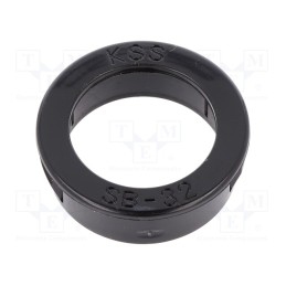 10 pcs x KSS WIRING - SB-32 - Grommet, Ømount.hole: 32mm, Øhole: 23.8mm, black