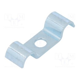 10 pcs x OBO BETTERMANN - 1015 D 8 G - Screw mounted clamp, ØBundle : 8mm, Ømount.hole: 6mm, W: 12mm