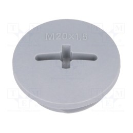 10 pcs x LAPP - 52006121 - Stopper, M20, 1.5, IP54, polyamide, dark grey, SKINDICHT®, 6mm