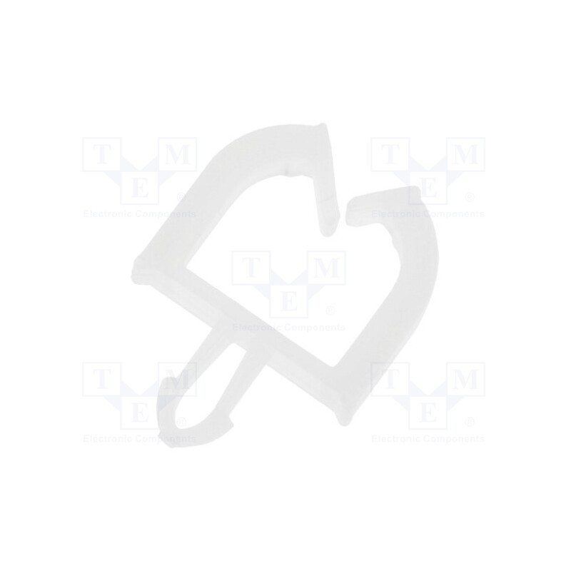 10 pcs x FIX&FASTEN - FIX-MWS-17 -AS - Snap handle, polyamide, Int.width: 5mm, natural, UL94V-2