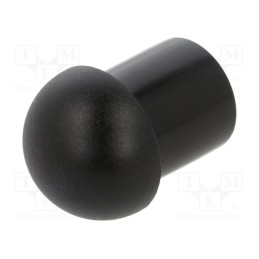 10 pcs x TE Connectivity - EP-DOP-SZ16-BL-C - Stopper, polyamide, black, Entrelec, Ø: 12mm, -20÷100°C, Size: 16