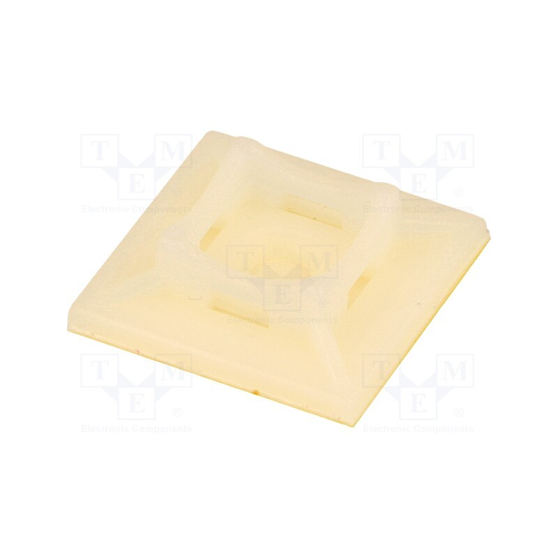 10 pcs x ESSENTRA - FTH-7A-RT - Holder, screw,self-adhesive, cable ties