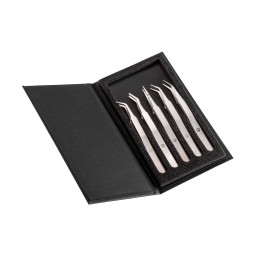 1 Kit - ideal-tek Stainless Steel, Tweezer Set