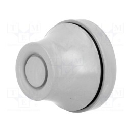10 pcs x ESSENTRA - LTG-43021 - Grommet, Ømount.hole: 29mm, grey, Panel thick: 1÷4mm, L: 24.4mm