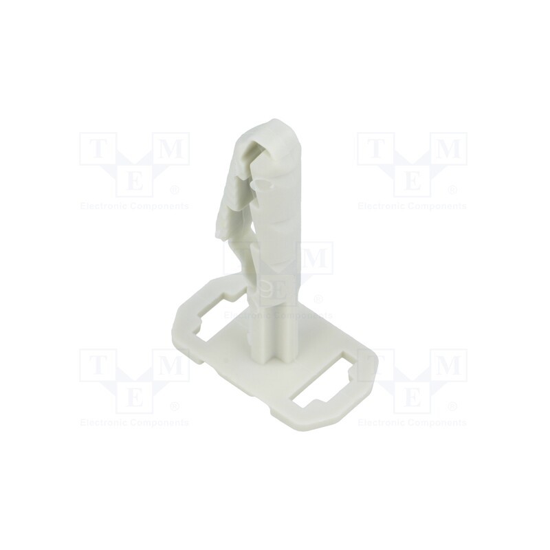 10 pcs x OBO BETTERMANN - 910 STK 6X30 - Peg, polyamide, light grey, Tie width: 9mm, cable ties
