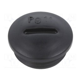 10 pcs x BM GROUP - BM4598N - Stopper, PG11, IP56, polyamide, black, Thread: PG, 6mm, -25÷60°C