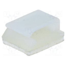 10 pcs x KSS WIRING - FC-1 - Self-adhesive cable holder, polyamide, natural, UL94V-2