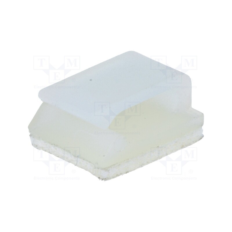 10 pcs x KSS WIRING - FC-1 - Self-adhesive cable holder, polyamide, natural, UL94V-2