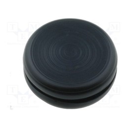 10 pcs x ESSENTRA - 19433 - Grommet, with bulkhead, Ømount.hole: 12.5mm, Øhole: 9.5mm, PVC