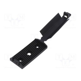 10 pcs x HELLERMANNTYTON - 151-16500 - Self-adhesive cable holder, polyamide, black